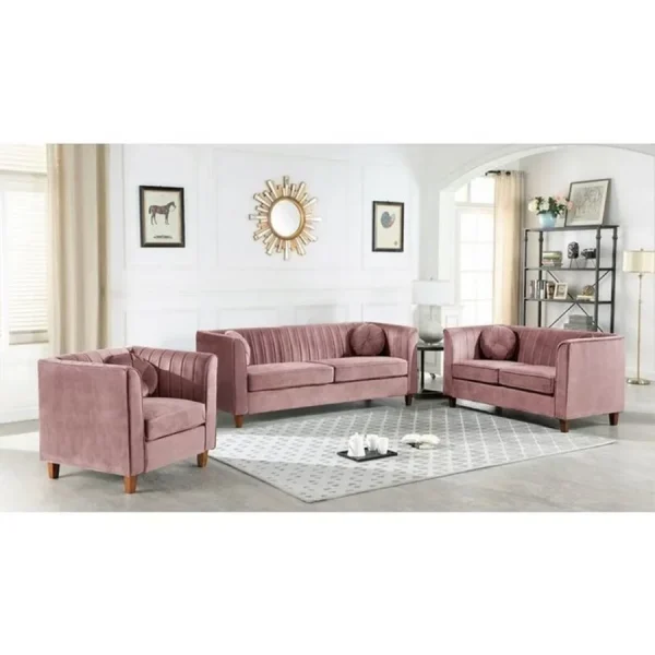 Salon complet SAKURA-rose-SAK00