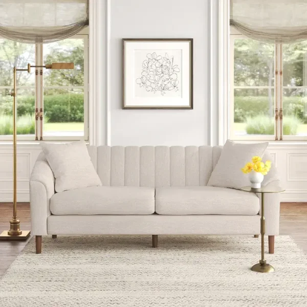 Canapé Jade Blanc/215cm/CJB2