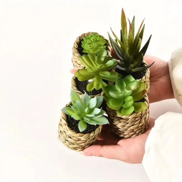 FLEURS ARTIFICIELLES EN POT
