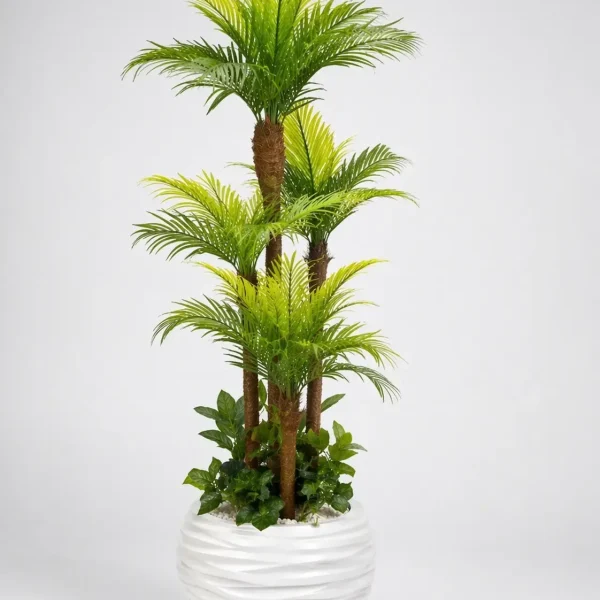 Palmier Areca artificiel à tiges multiples