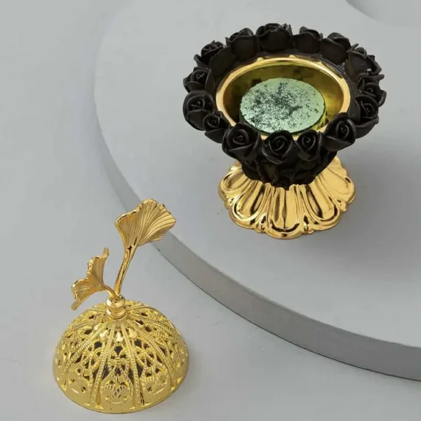 Brûle-encens vintage en métal