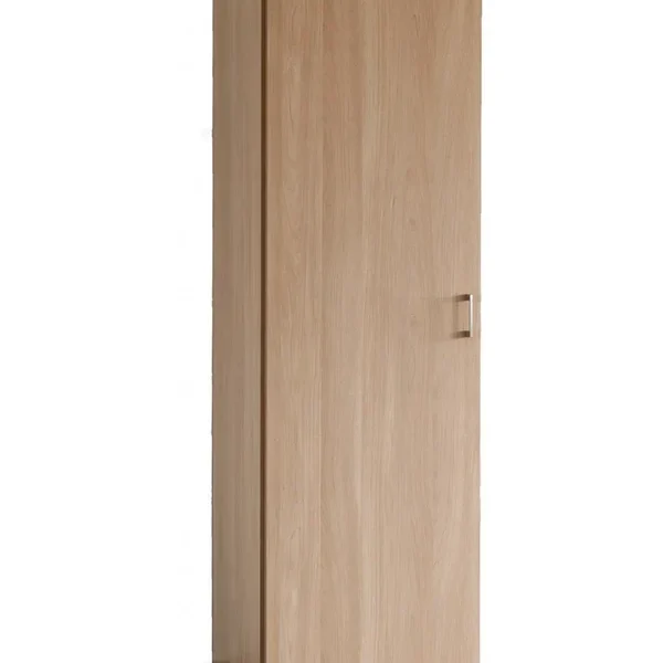 Armoire ANDRUP Blanc - 176 cm - avec 1 porte Blanche